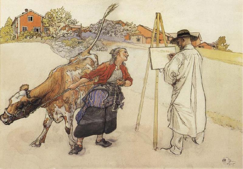 Carl Larsson On the Farm oil painting image